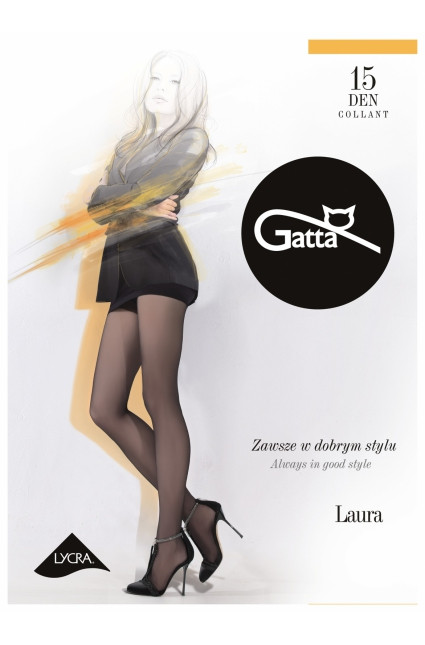 Punčochy Laura 15 den - Gatta Daino 5-XL