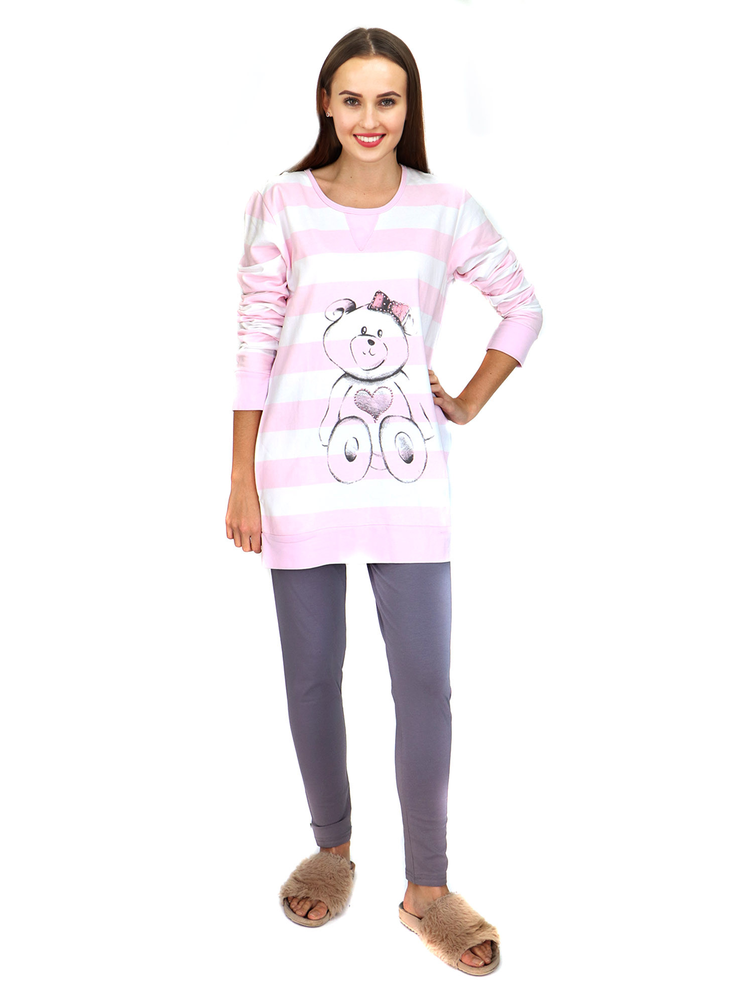 Dámské pyžamo SAB 42067 Sabrina růžová XL