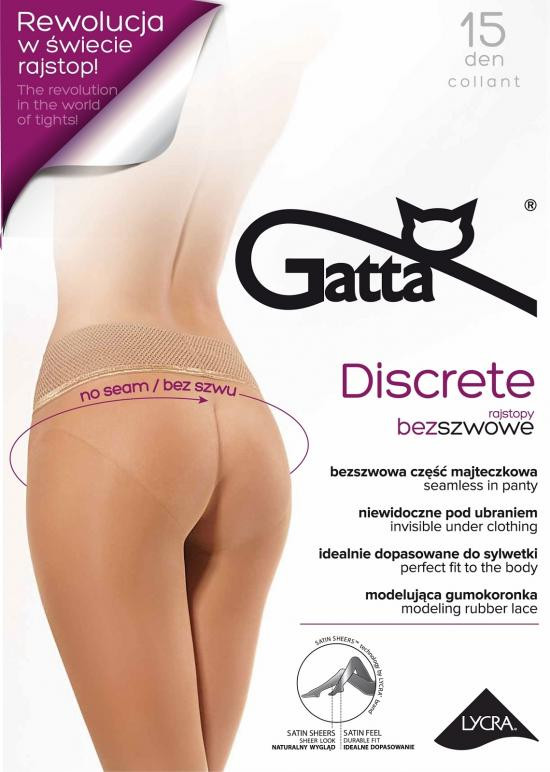 Dámské punčochové kalhoty Discrete 15 DEN - Gatta Daino 2-S