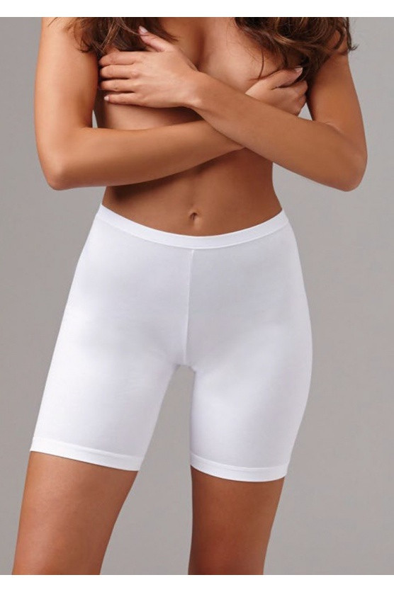 Dámské kalhotky s delší nohavičkou Cinzia bílá - Lovelygirl bílá 5XL