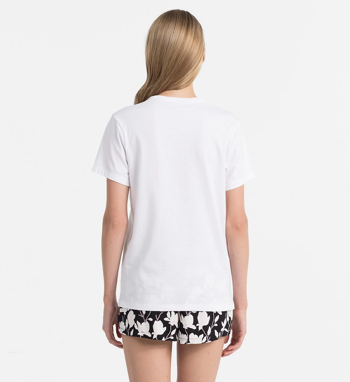 Dámské tričko QS6105E - 100 bílá - Calvin Klein bílá S