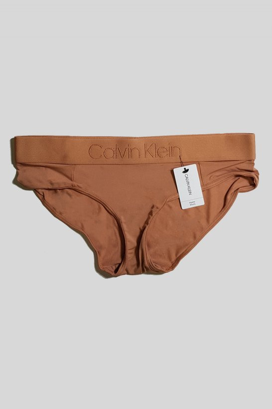 Dámské kalhotky QF4944E-YUT - Calvin Klein tělová XS