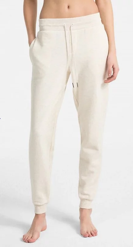 Dámské tepláky QS6114E-SZH béžová - Calvin Klein béžová S