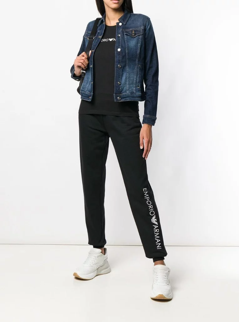 Dámské tepláky 163774-8A250 černá - Emporio Armani černá M