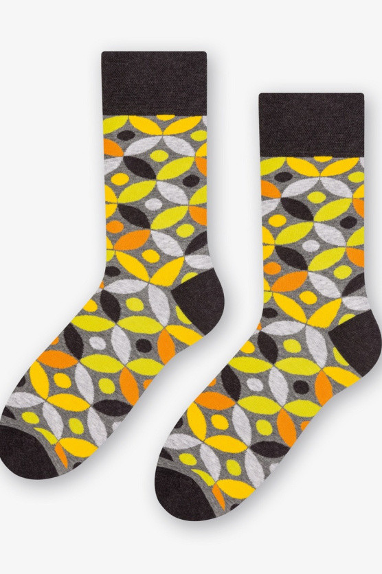 Pánské i dámské unisex ponožky 051/ 078 - More žluto-oranžová 43-46
