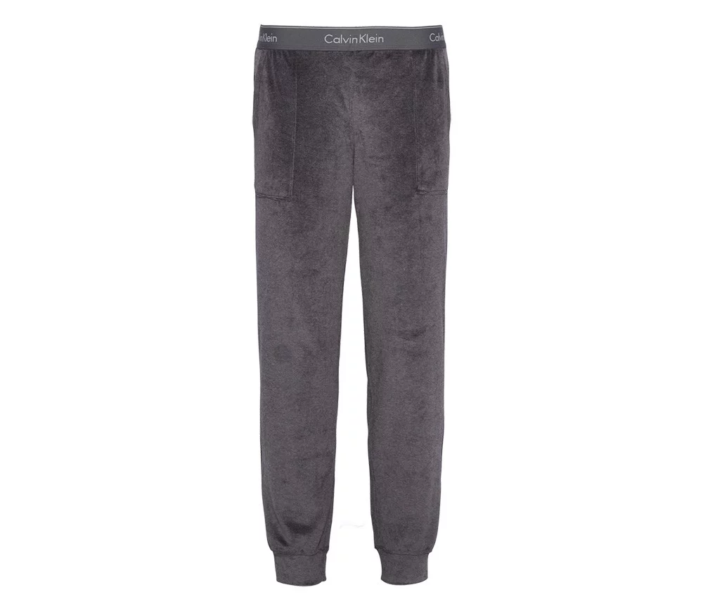 Dámské tepláky QS6147E-9JG tmavě šedá - Calvin Klein tmavě šedá XS