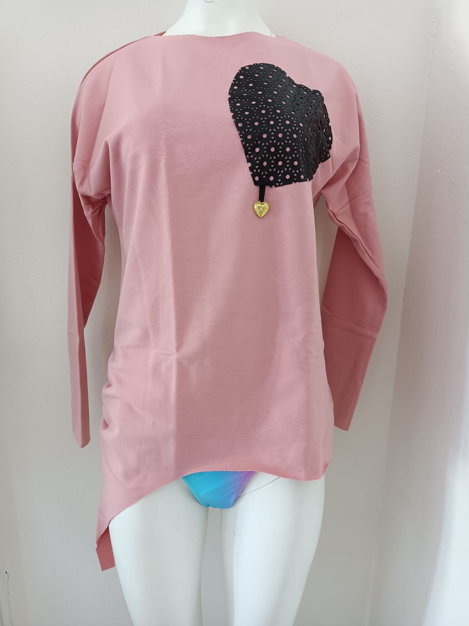 Dámská tričko M048 růžové - MOE staro-růžová L/XL