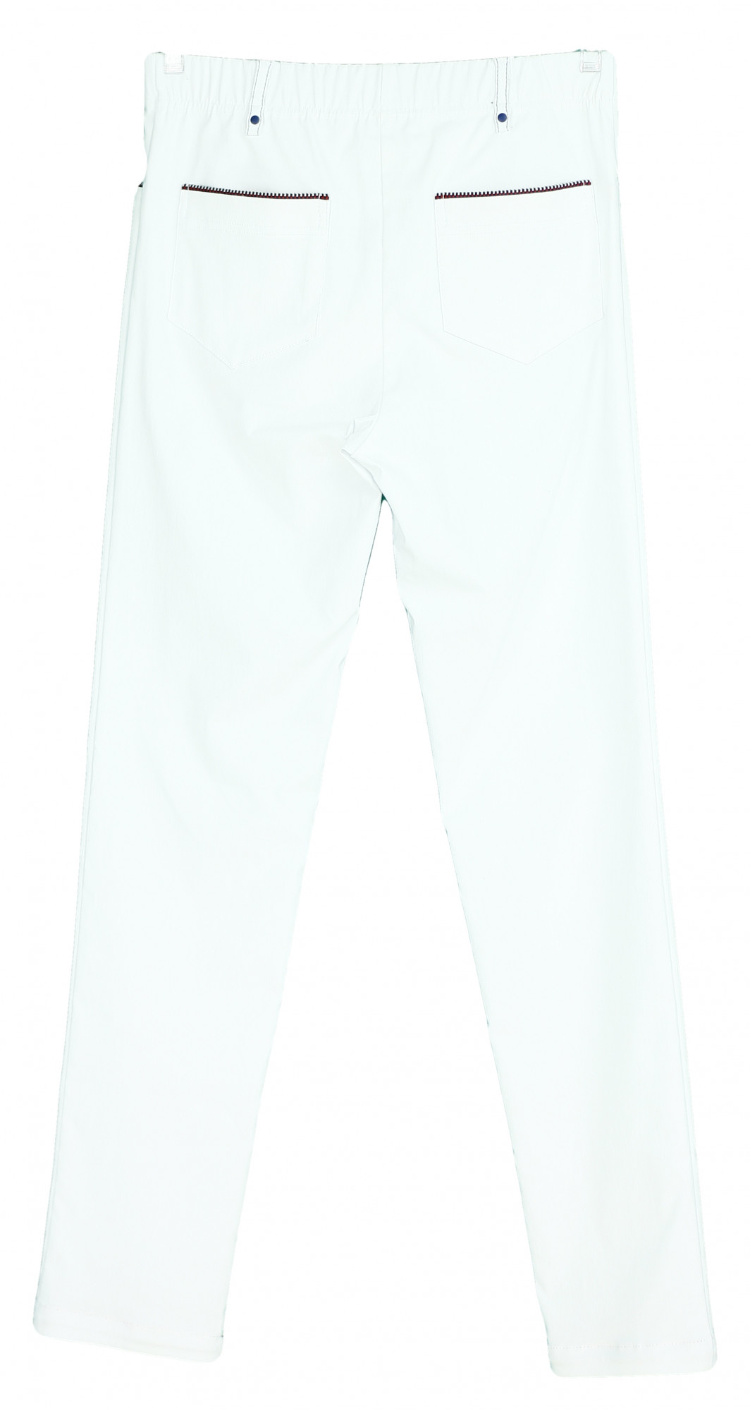 Dámské kalhoty v pase na gumu 038 - Gonera bílá 40
