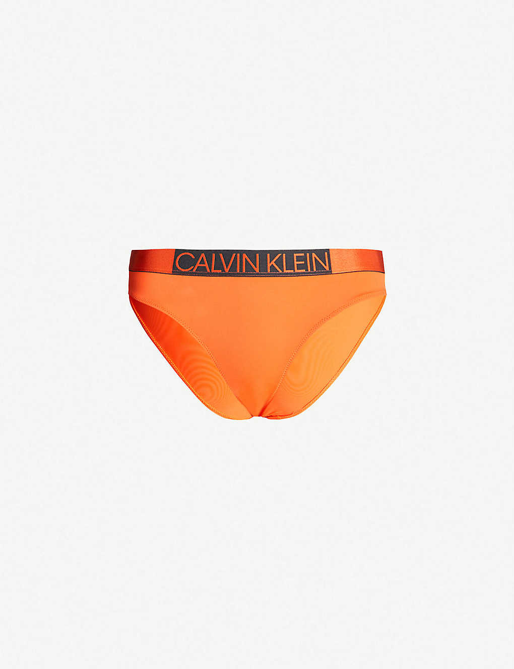 Spodní díl plavek KW0KW00659-659 oranžová - Calvin Klein oranžová L