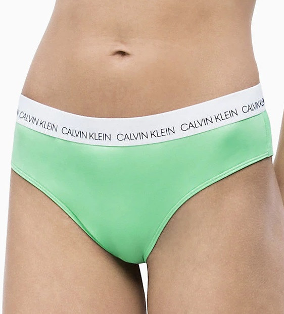 Spodní díl plavek KW0KW00629 zelená - Calvin Klein zelená M