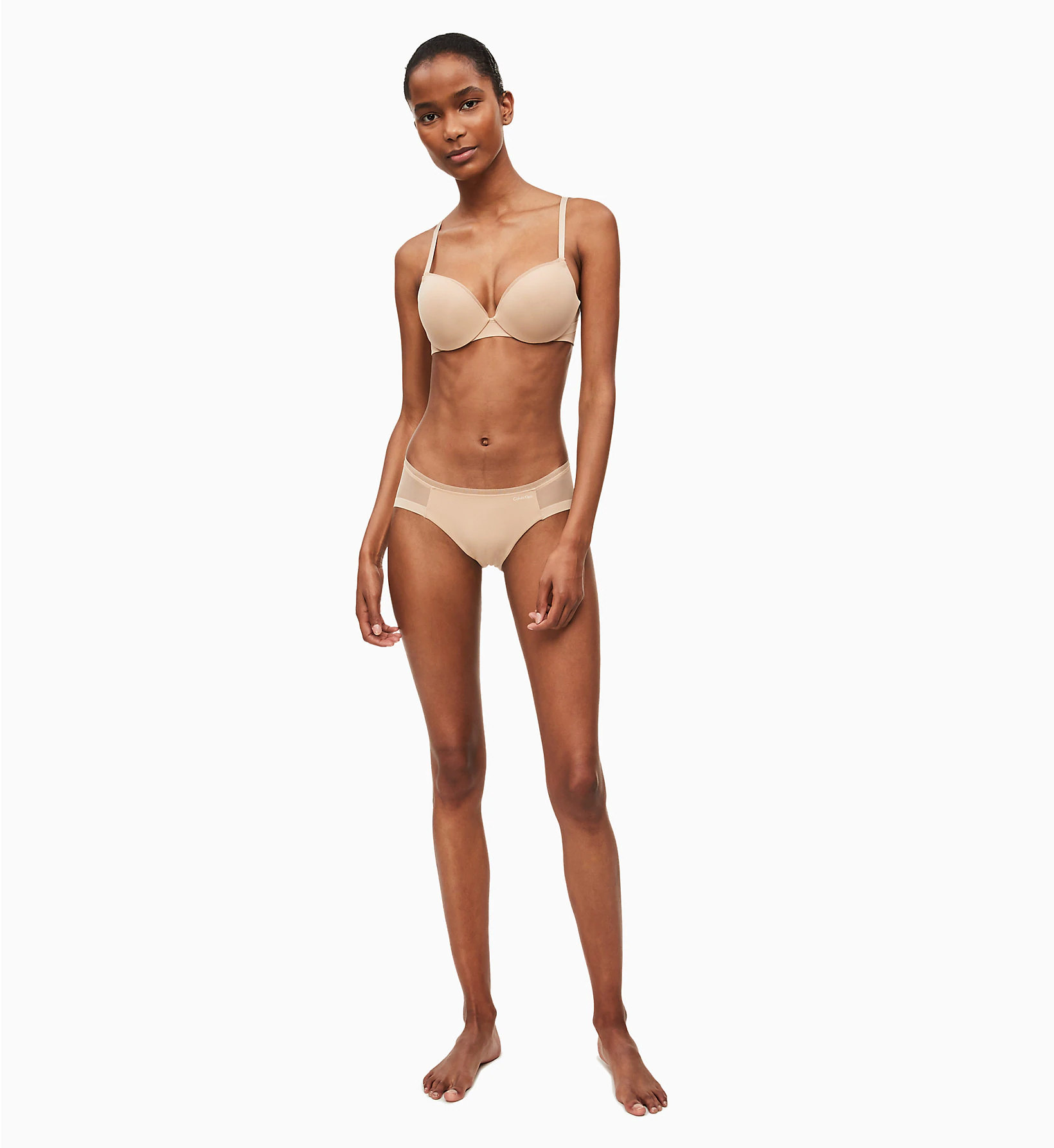 Kalhotky QF1708E-20N tělová - Calvin Klein tělová XS