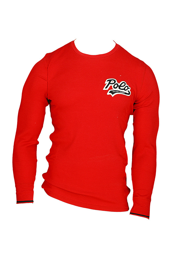 Pánské pyžamové tričko 714754014003 červená - Ralph Lauren červená M
