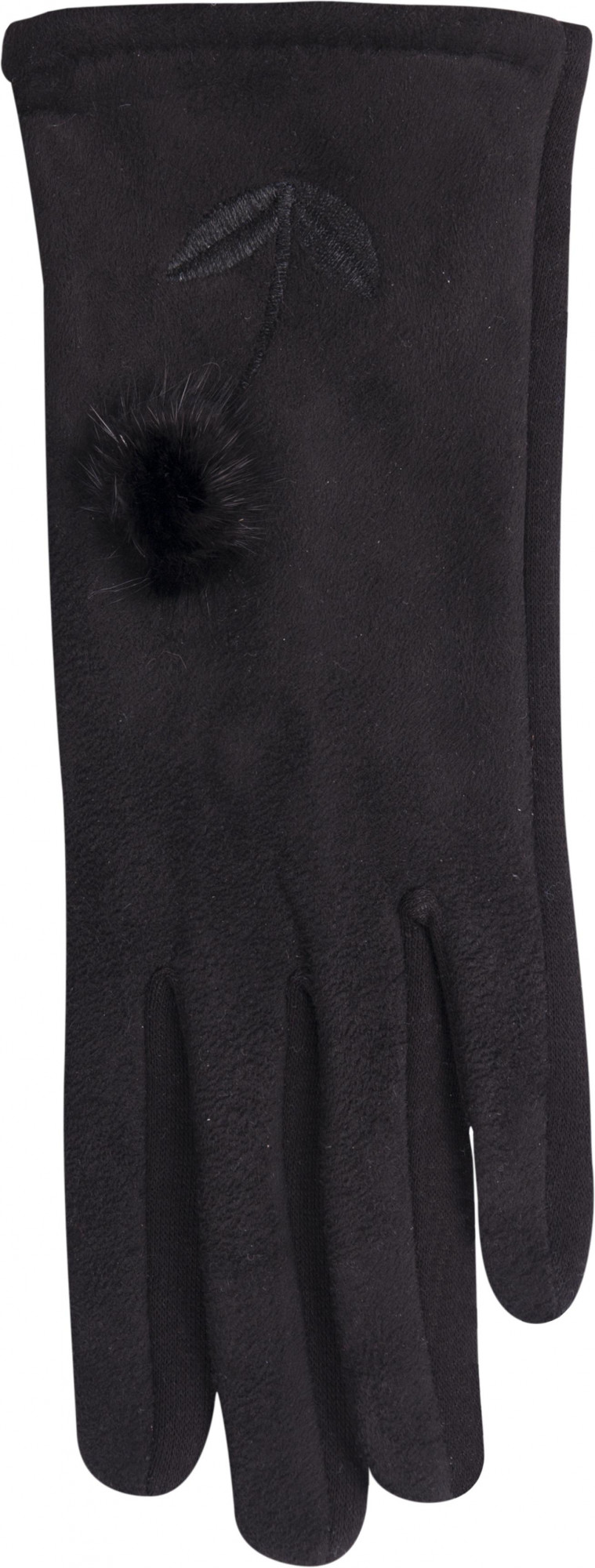 Dámské rukavice R-148 černá - Yoclub černá 24 cm