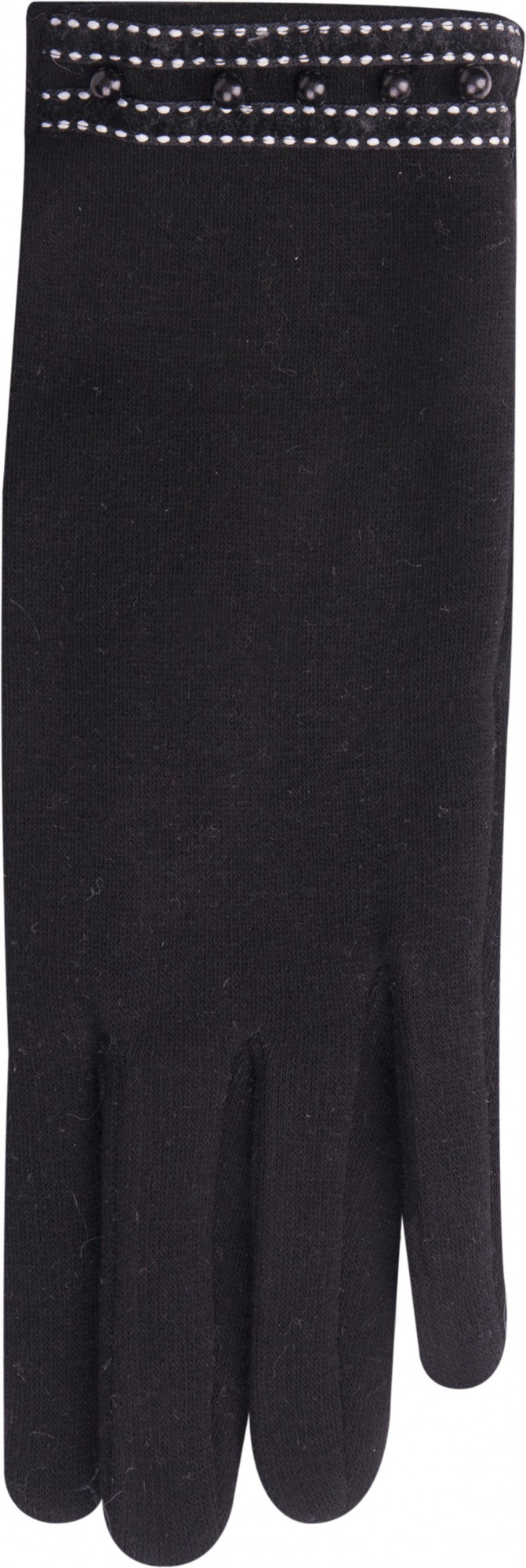 Dámské rukavice R-138 černá - Yoclub černá 24 cm