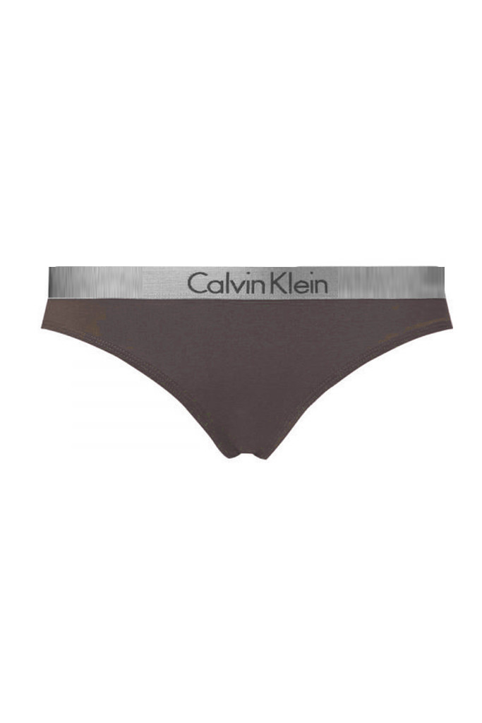 Kalhotky D3435E-4SP hnědá - Calvin Klein hnědá L