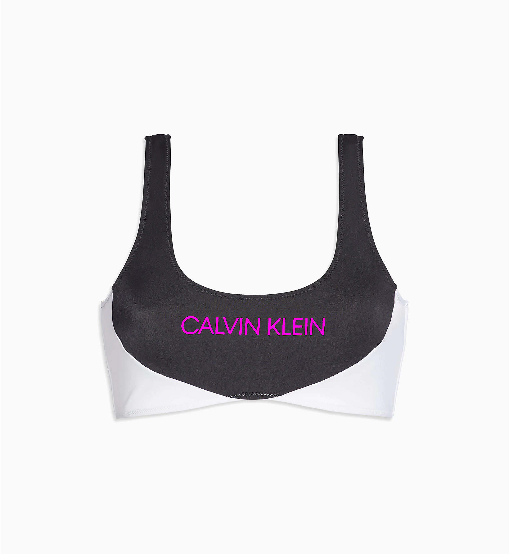 Vrchní díl plavek KW0KW00898-BEH černobílá - Calvin Klein černá-bílá S