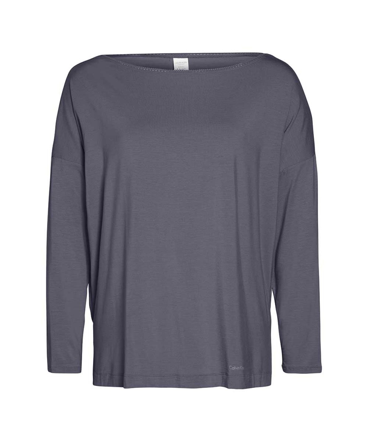 Dámské triko na spaní QS6264E-CDQ šedá - Calvin Klein šedá M