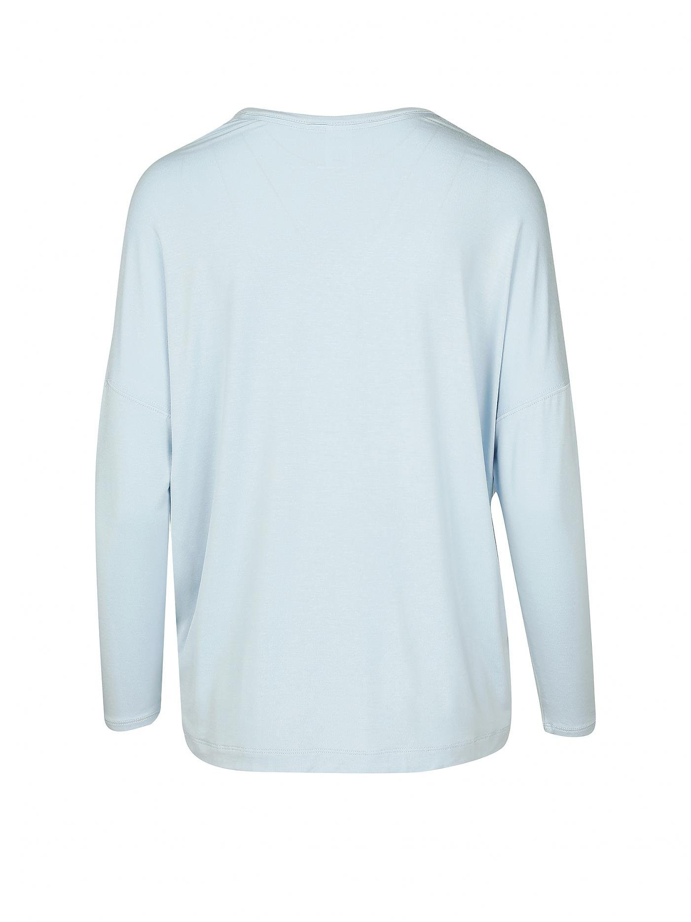Dámské triko na spaní QS6409E-GR4 modrá - Calvin Klein modrá M