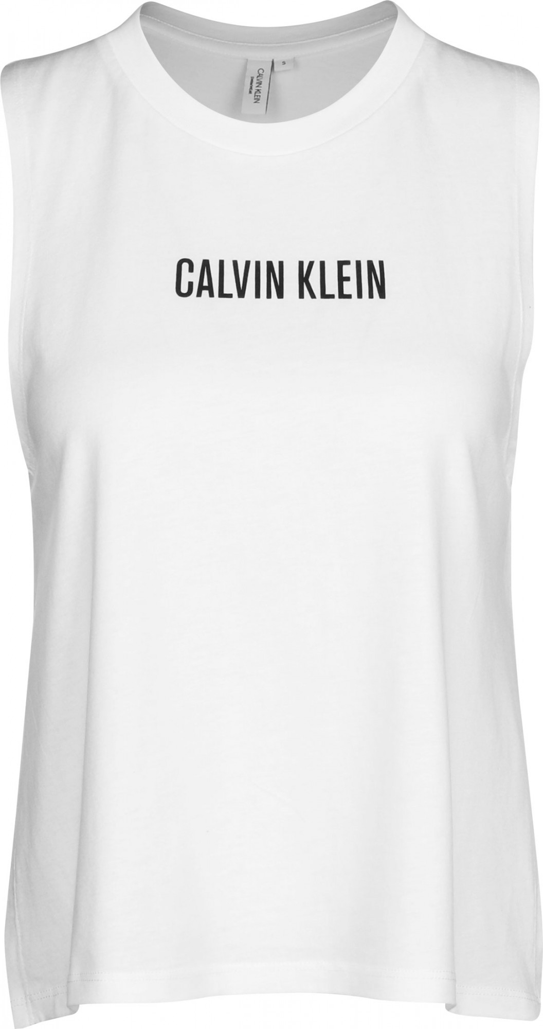 Dámský top KW0KW01009-YCD bílá - Calvin Klein bílá L