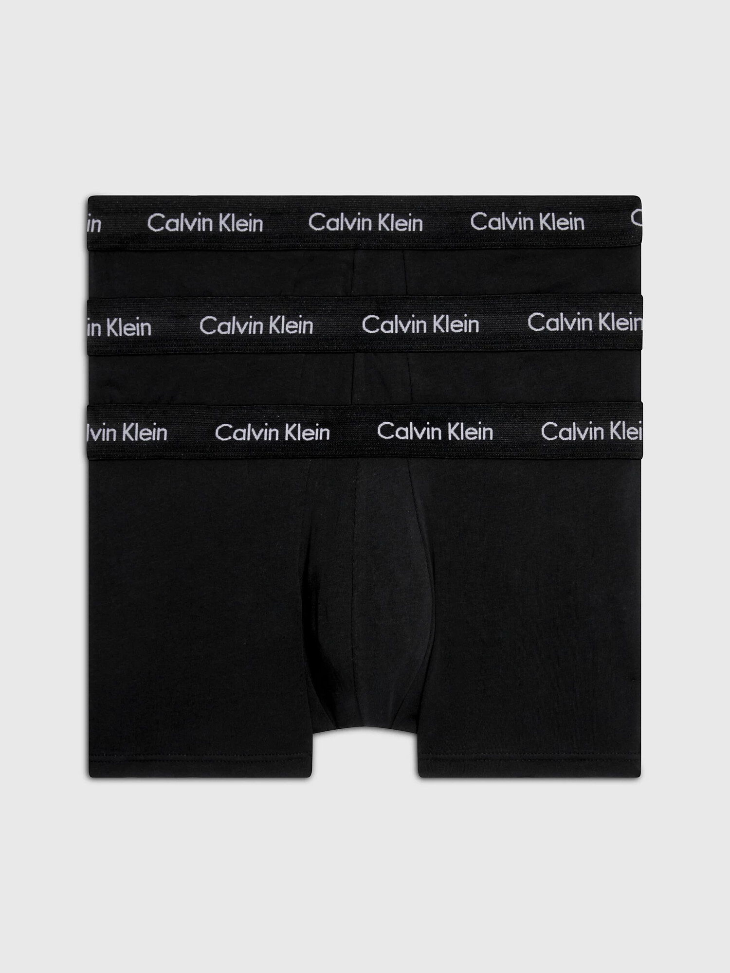 Pánské boxerky 3 pack U2664G XWB černé - Calvin Klein černá M