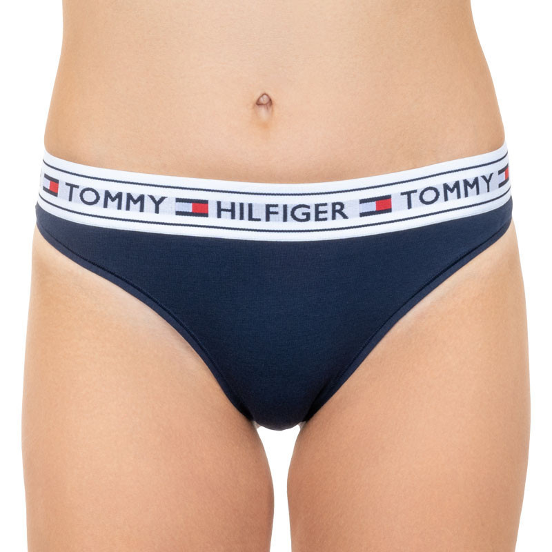 Brazilské kalhotky UW0UW00723-416 - Tommy Hilfiger modrá XS