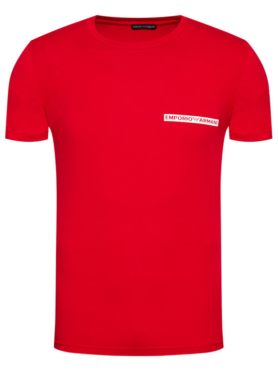 Pánské tričko 111035 1P727 06574 červená - Emporio Armani M