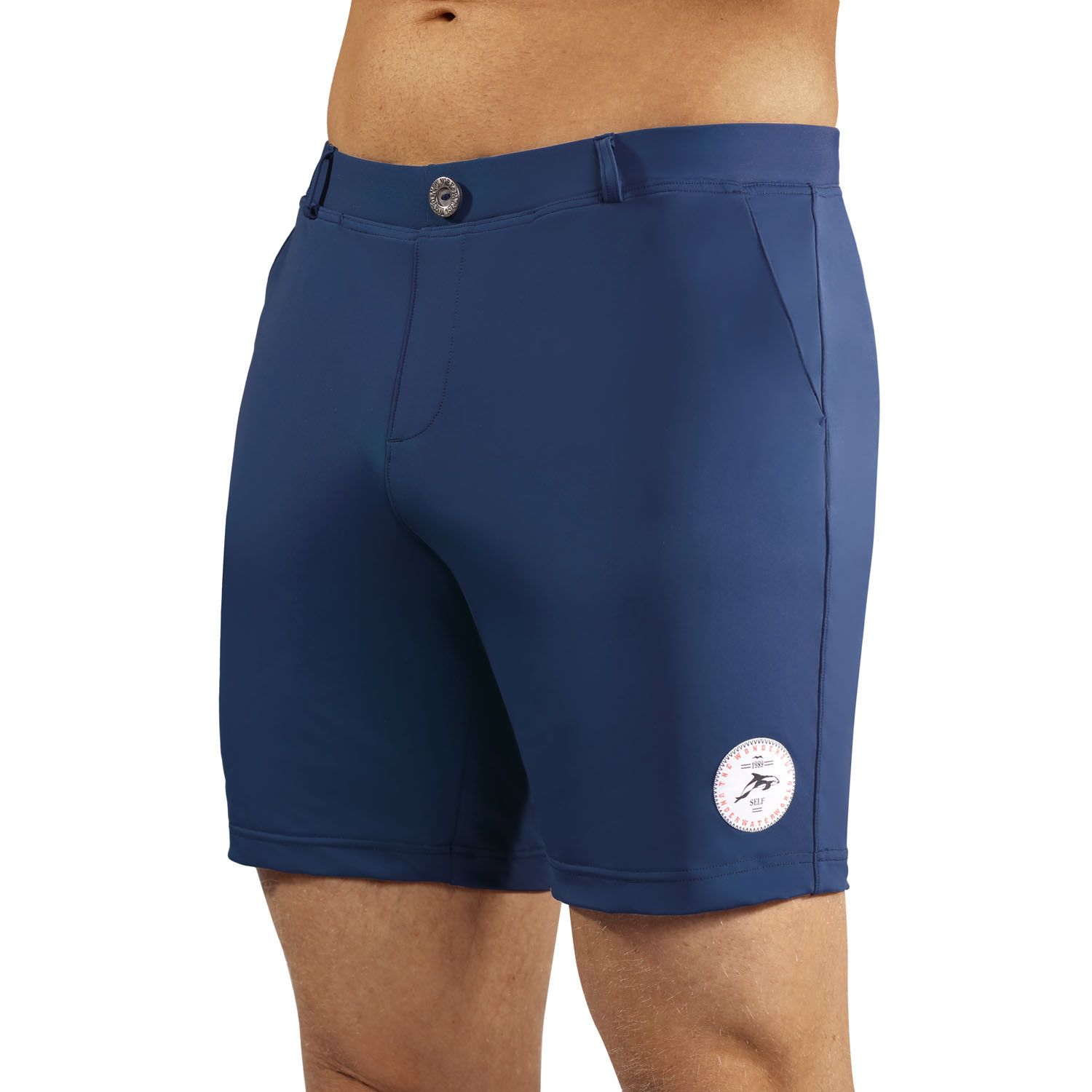 Pánské plavky Swimming shorts comfort 17a - modrá - Self modrá XXL
