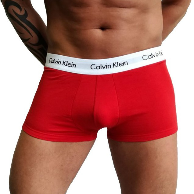 Pánské boxerky NB2518A-XKW - Calvin Klein červená S