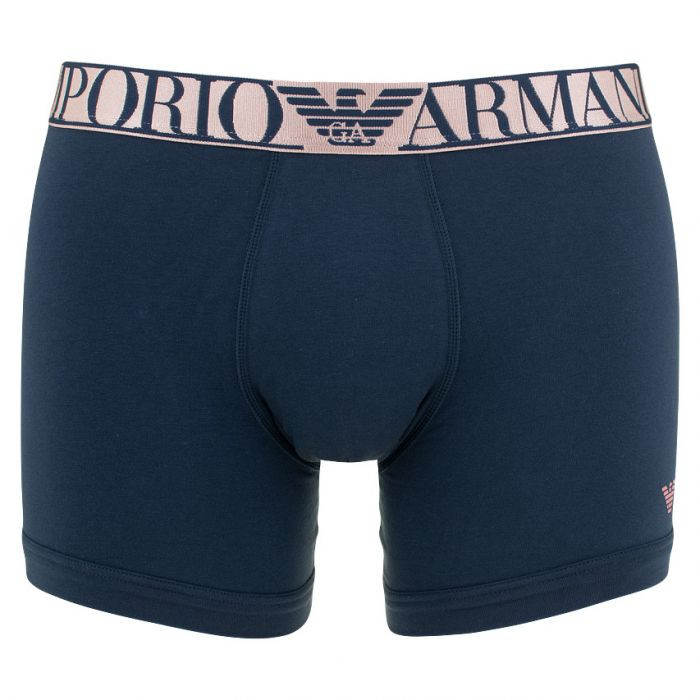 Pánské boxerky 110818 1A512 - 00135 - Modro-růžové - Emporio Armani modro-růžová M