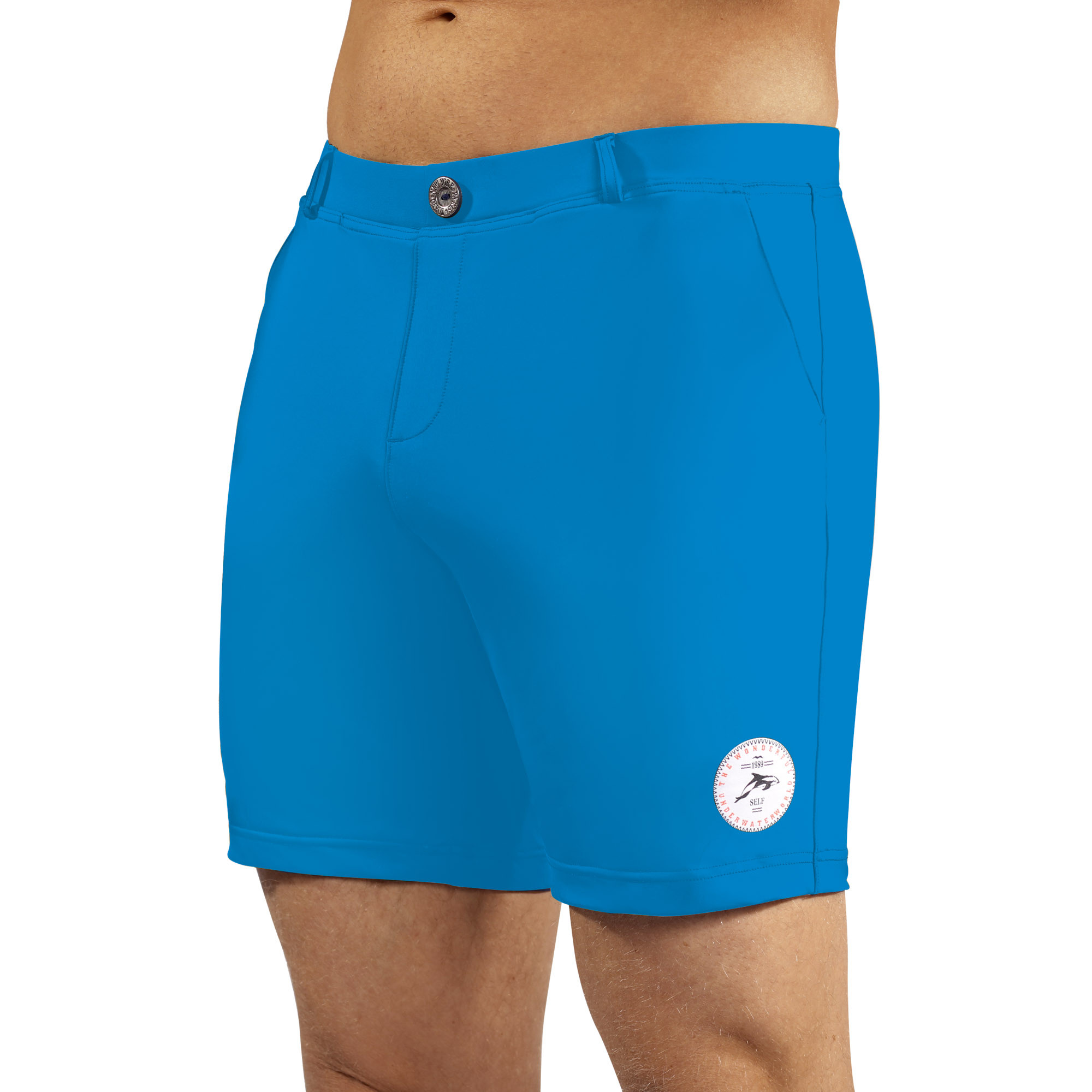 Pánské plavky Swimming shorts comfort12 - sv. modrá - Self 2XL