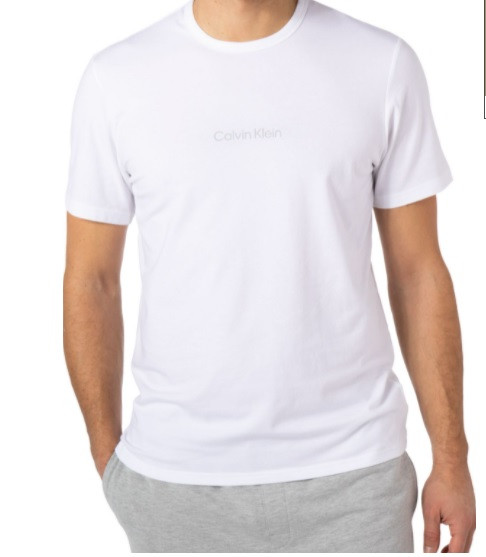 Pánské triko - NM2170E - 100 - bílá - Calvin Klein bílá XL