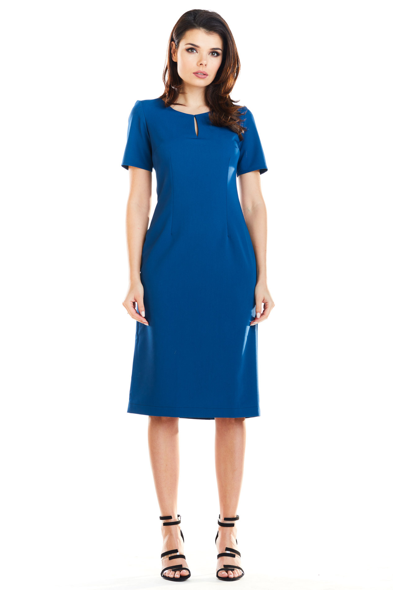 Dámské šaty A252 - Awama tm.modrá M