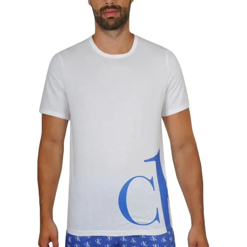 Pánské tričko NM1904E - C66 Královská modrá - Calvin Klein královská modř L