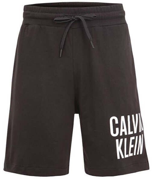 Pánské teplákové šortky KM0KM00753 - BEH Černá - Calvin Klein černá XL