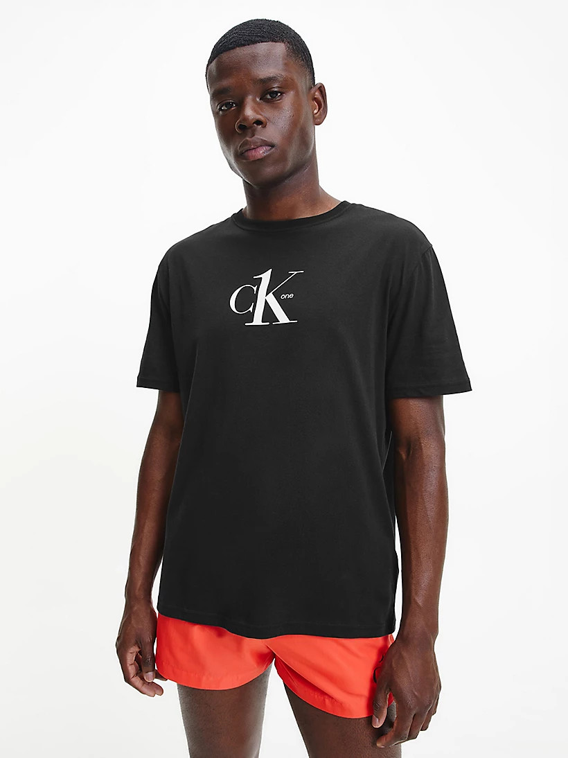 Pánské tričko KM0KM00757 - BEH černá - Calvin Klein černá S