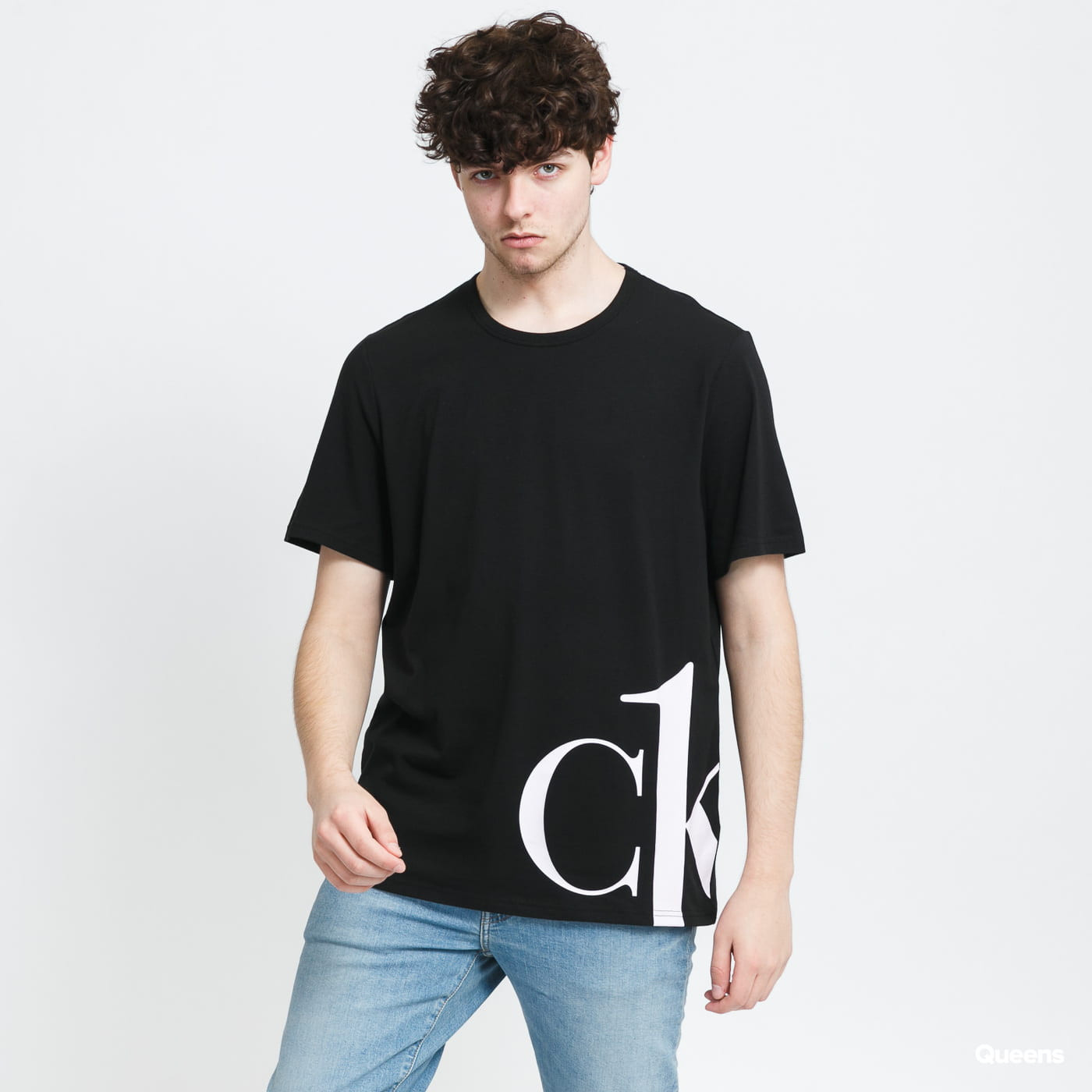 Pánské tričko NM1904E - 1W6 - černá - Calvin Klein černá XL
