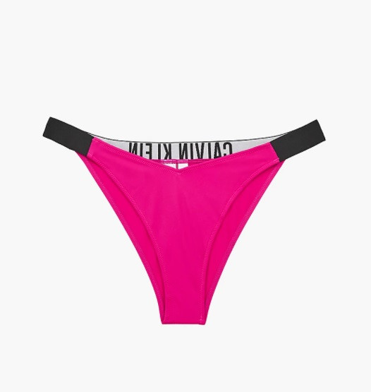 Spodní díl plavek Delta bikini KW0KW01726 T01 růžová - Calvin Klein růžovo-černá M