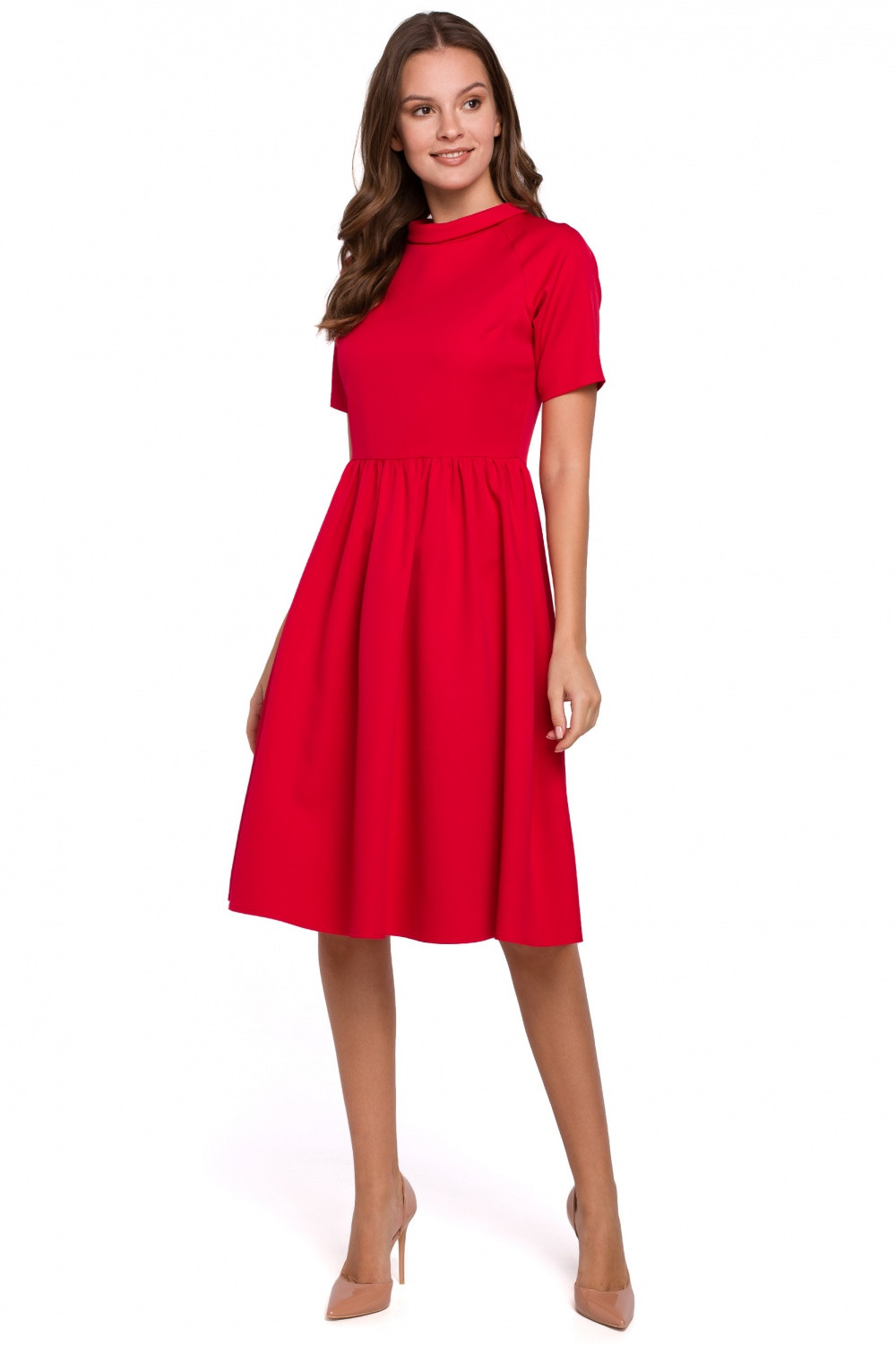 Dámské šaty K028 - Makover červená XL