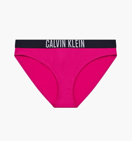 Spodní dil plavek KW01728 T01 růžová - Calvin Klein růžovo-černá XL