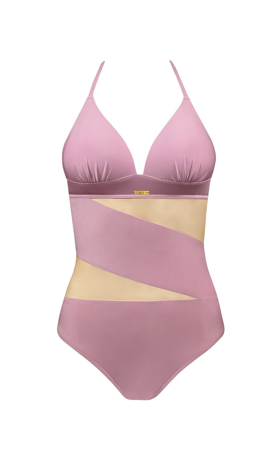 Dámské plavky S1026V Fashion1 - Self fialová 42D