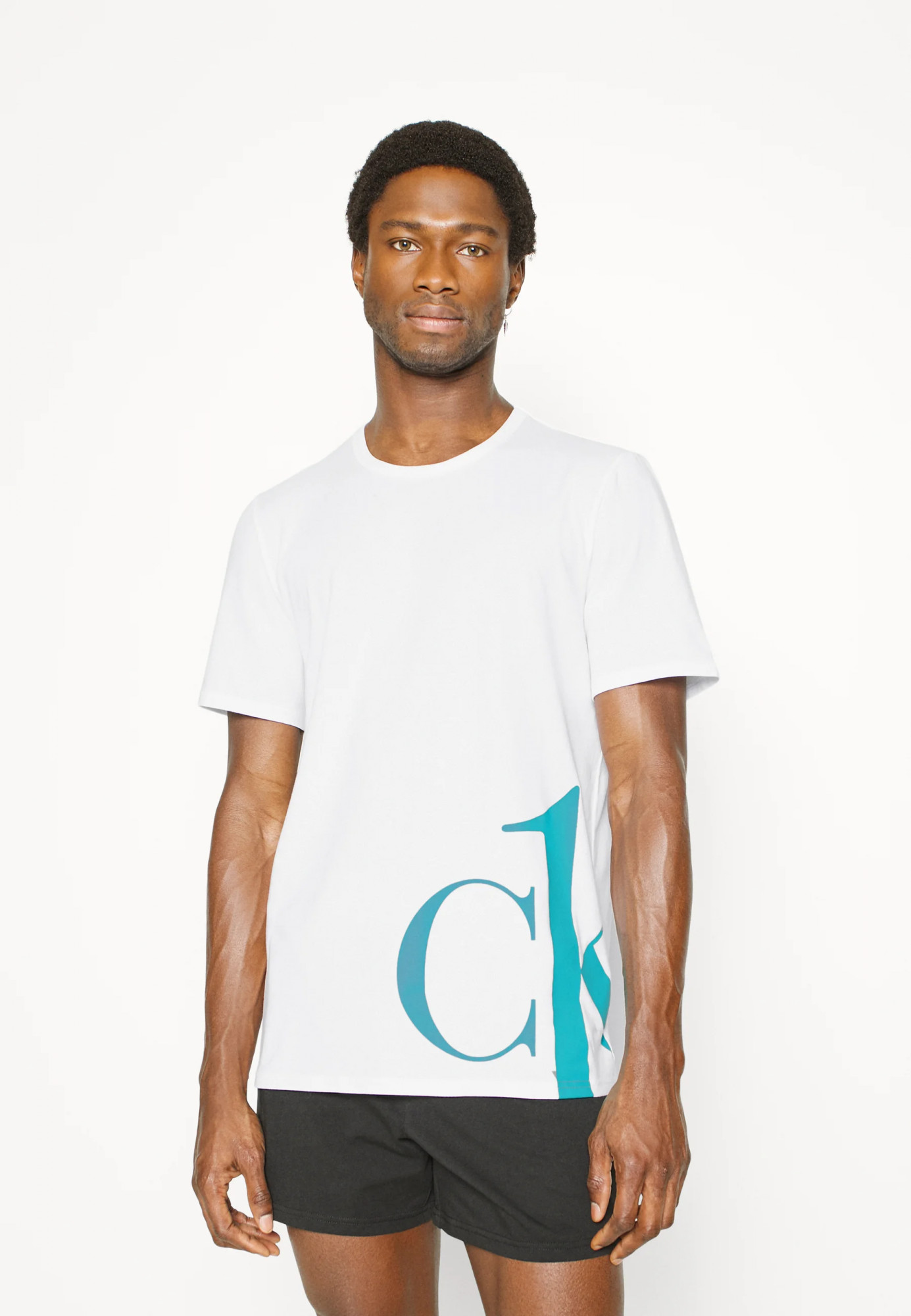 Pánské tričko NM1904E - 1W8 - bílá - Calvin Klein bílá XL