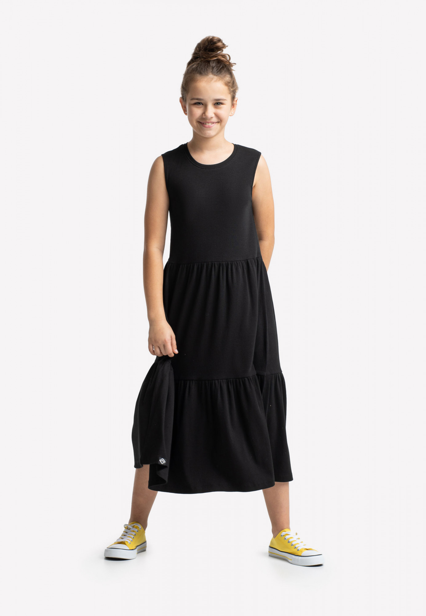 Dívčí šaty G-Nila Junior G08562 - VOLCANO černá 122-128