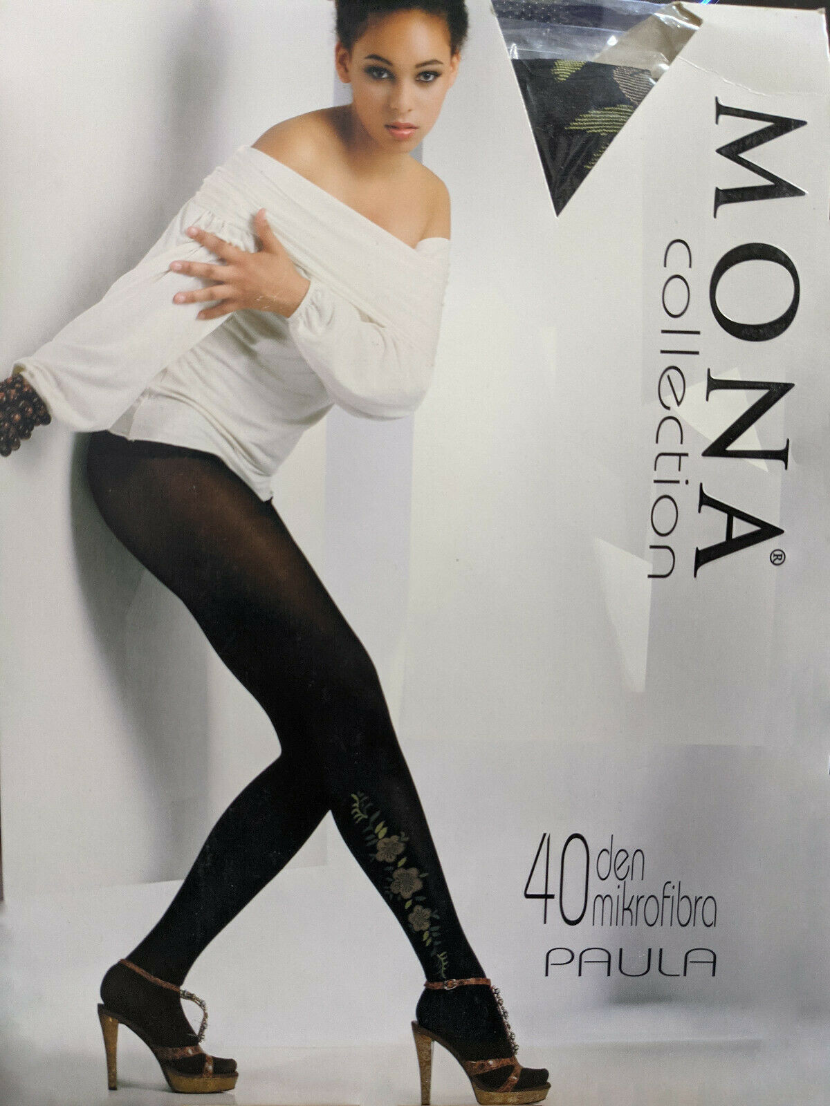Punčochové kalhoty Paula - Mona černá S