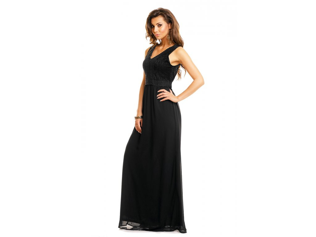 Dámské dlouhé šaty - 290416149B - Maïa Hamera Paris černá M