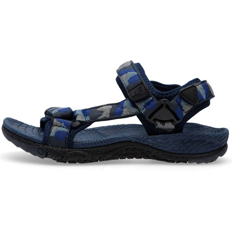 Dětské junior sandály HJL22-JSAM001 Modrá s černou - 4F modrá/černá 38