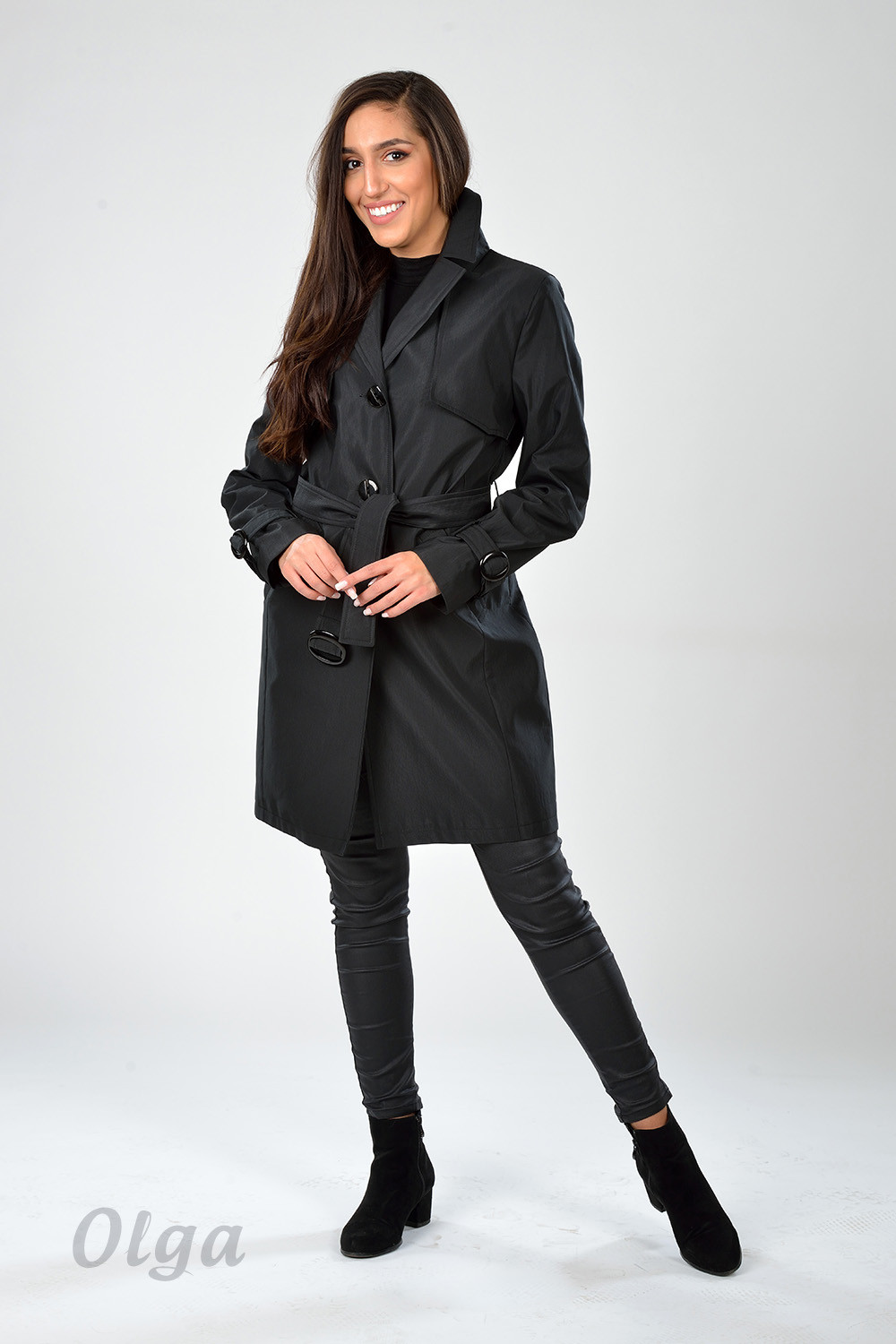 Dámský kabát Olga PW4 - Gamstel černá XL
