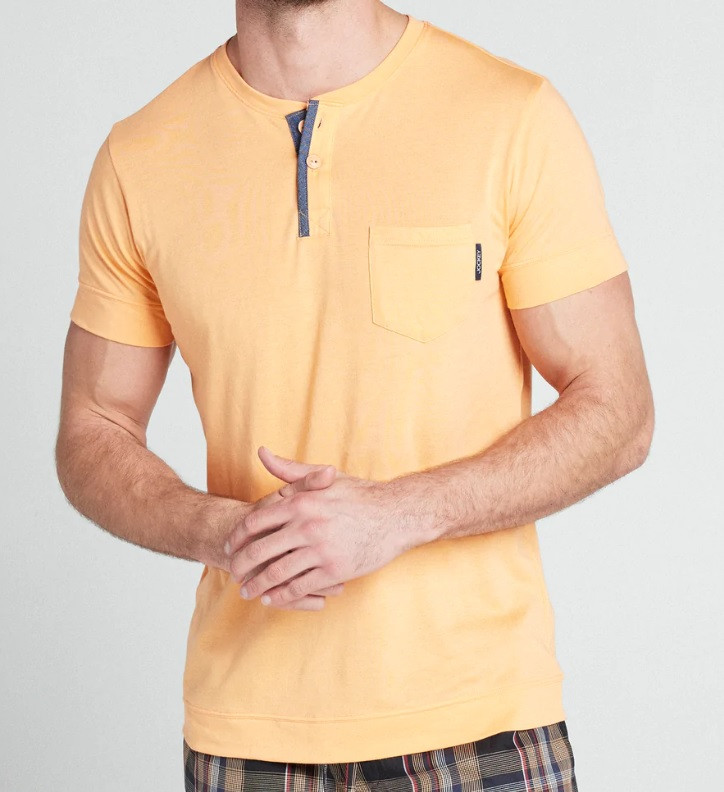 Pánské triko na spaní 500729H oranžová - Jockey oranžová XL