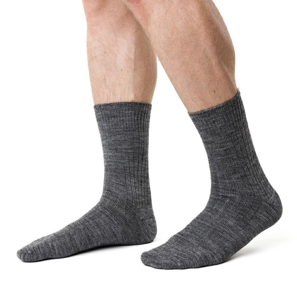 Pánské ponožky art.044 Alpaca - Steven tmavě šedá 35-37