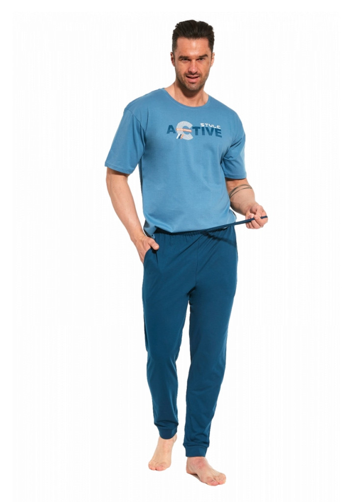 Pánské pyžamo 462/206 - Cornette modrá L