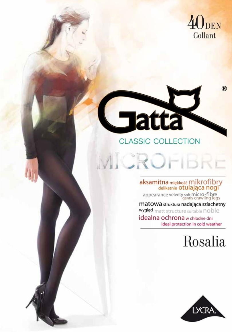 Dámské punčochové kalhoty 40 den Rosalia - Gatta černá 2-S